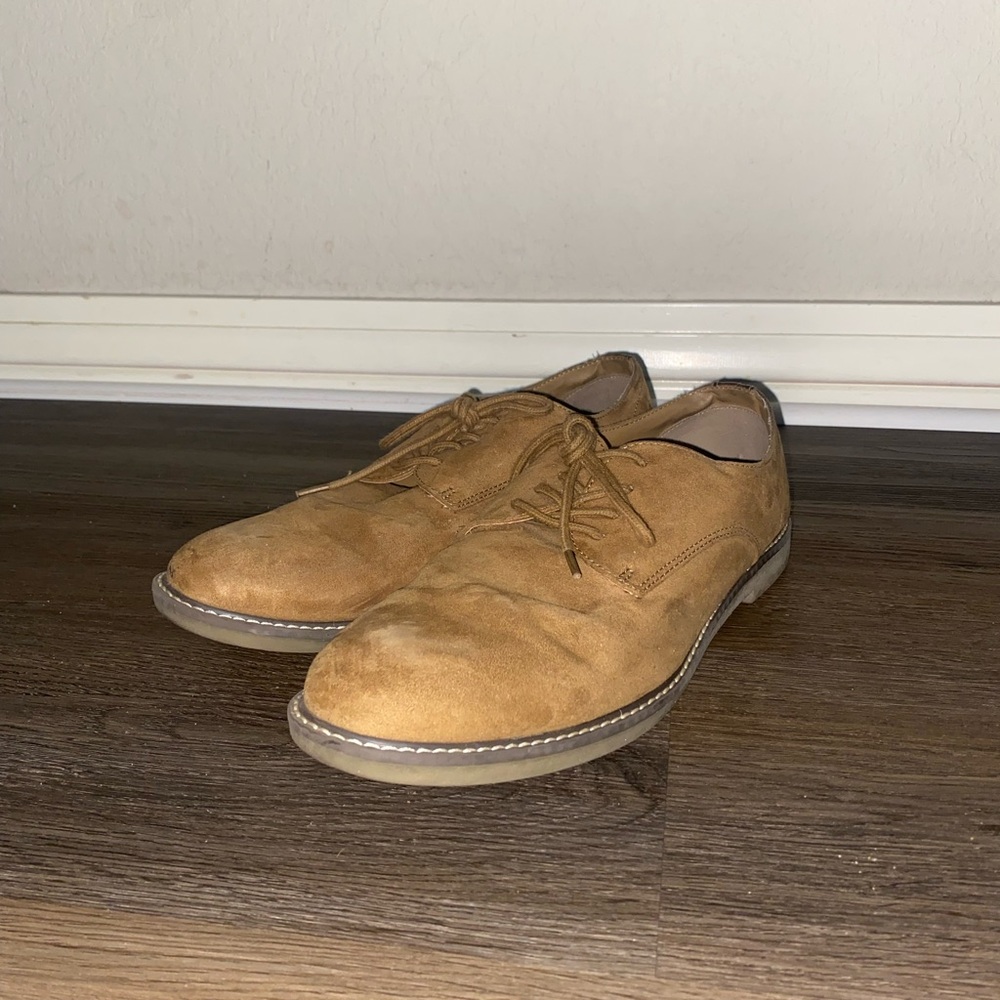 Men's Tan Suede Old Navy Dress Shoes
